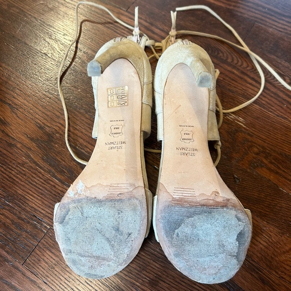 Stuart Weitzman tie up sandals - Picture 5 of 7